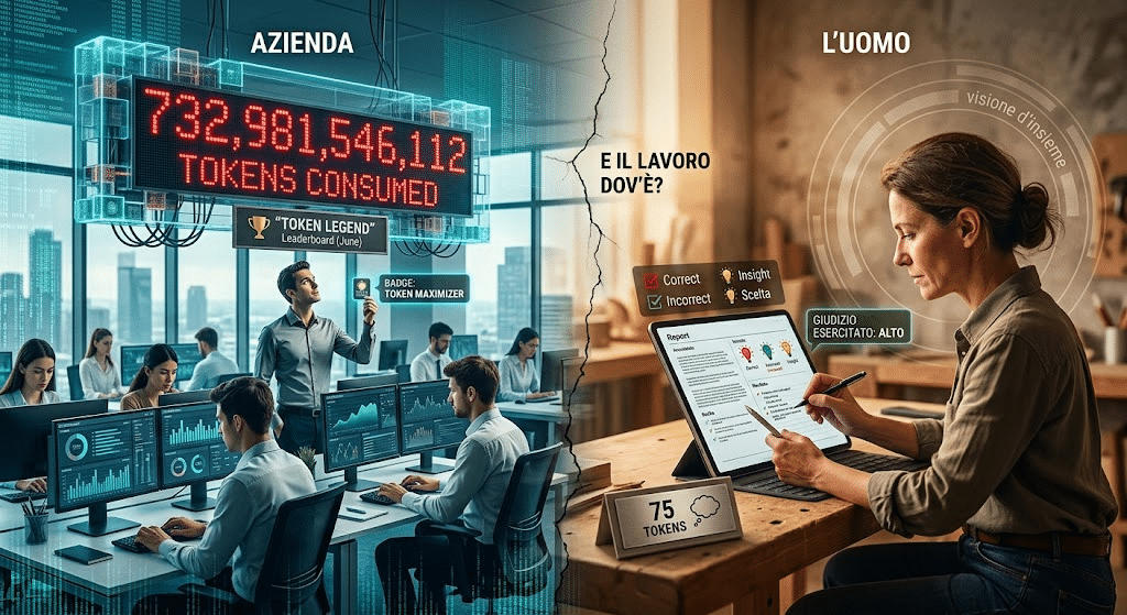 Un miliardo di token. E il lavoro dov’è?